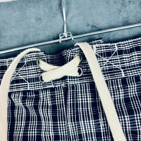 VINTAGE NWT Polo by Ralph Lauren Black and White Board shorts/trunks Sz L - Picture 2 of 13